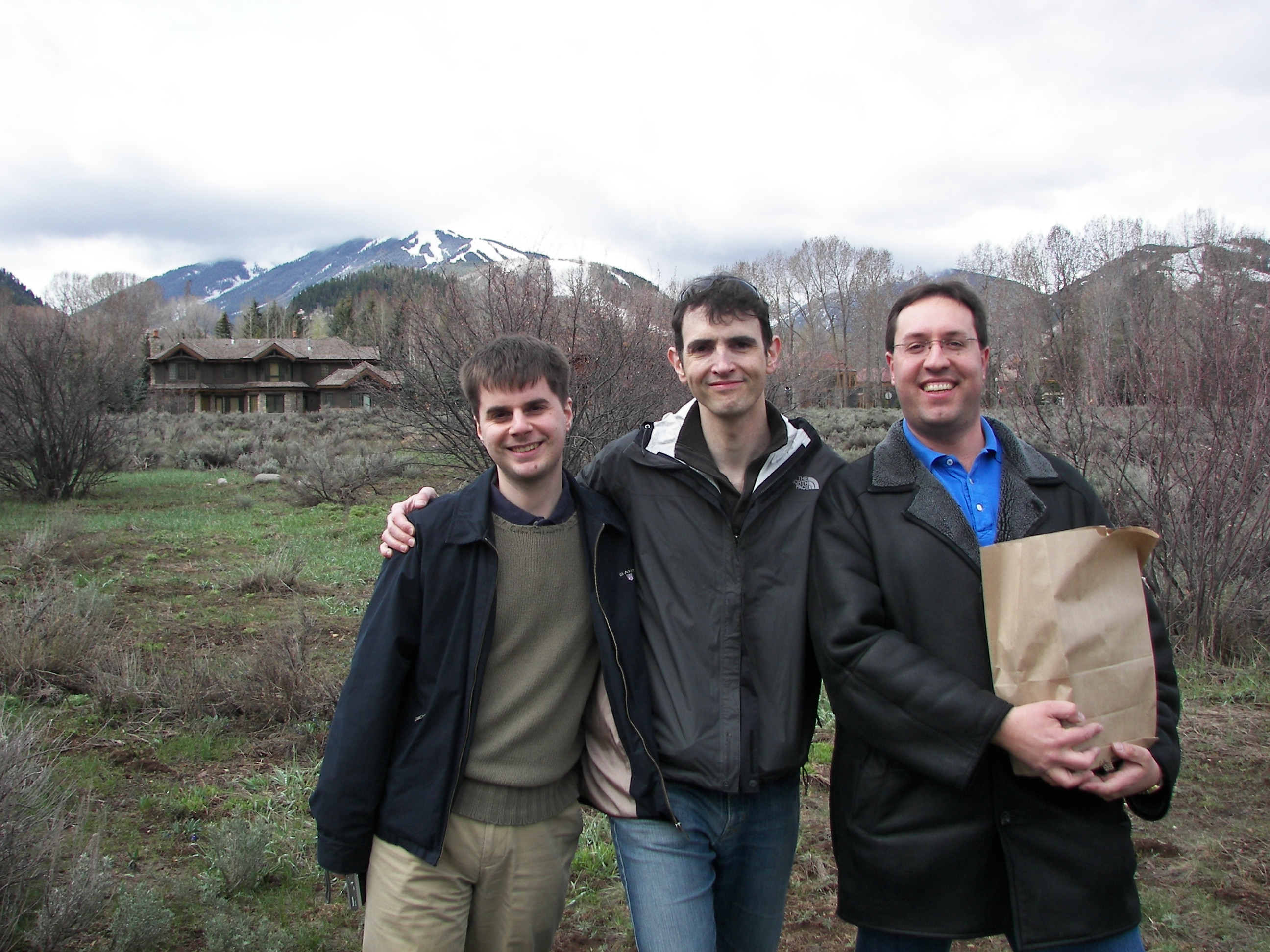 Edouard Alligand, Dave Abrahams, Christophe Henry in Aspen Meadow